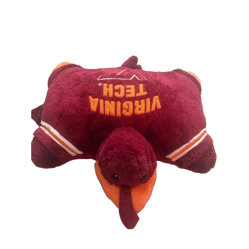 Virginia Tech Hokies Pillow Pet Plush 2009 HokieBird Mascot Folding Pillow 20"